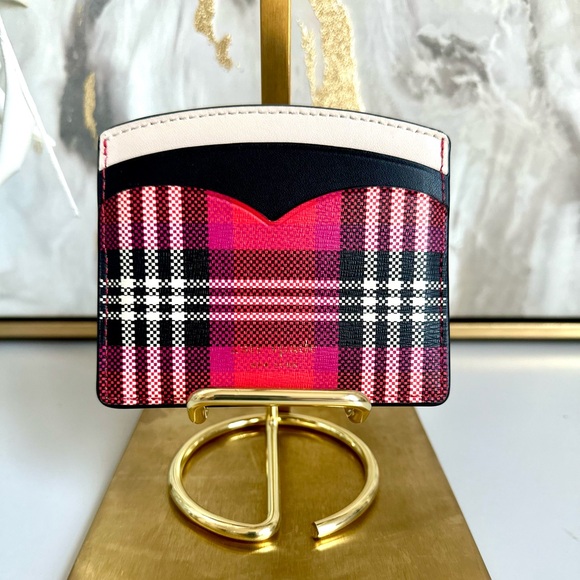 EUC Kate Spade Blinx Plaid Owl Cardholder - Picture 2 of 9